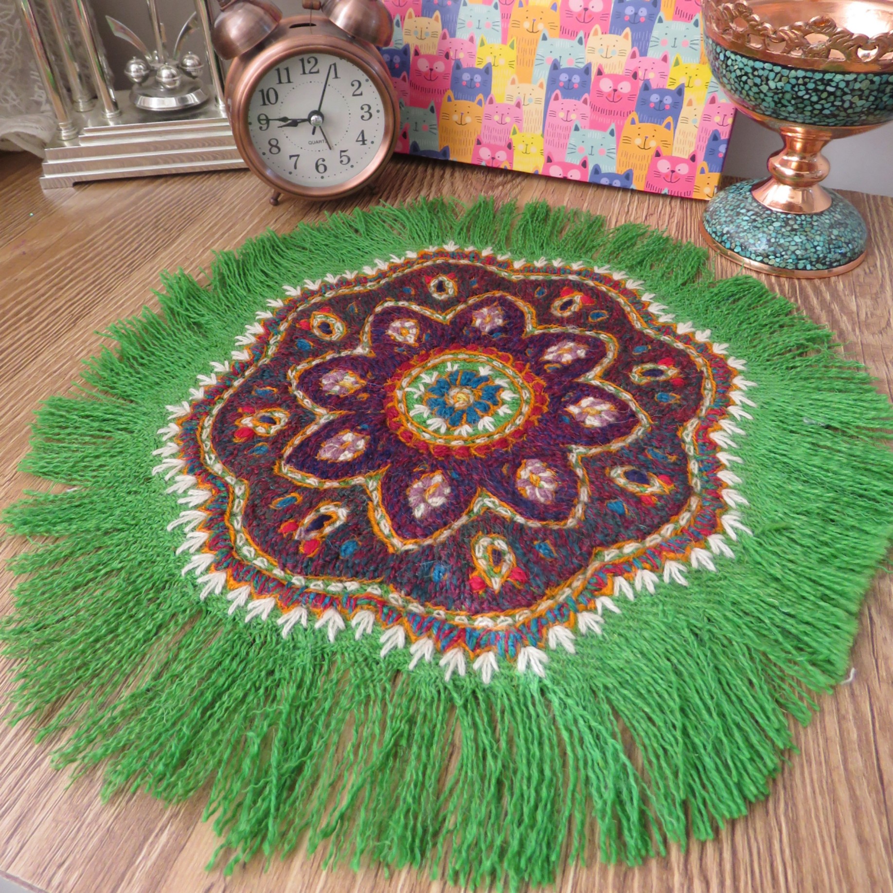 رومیزی پته دوزی کوچک