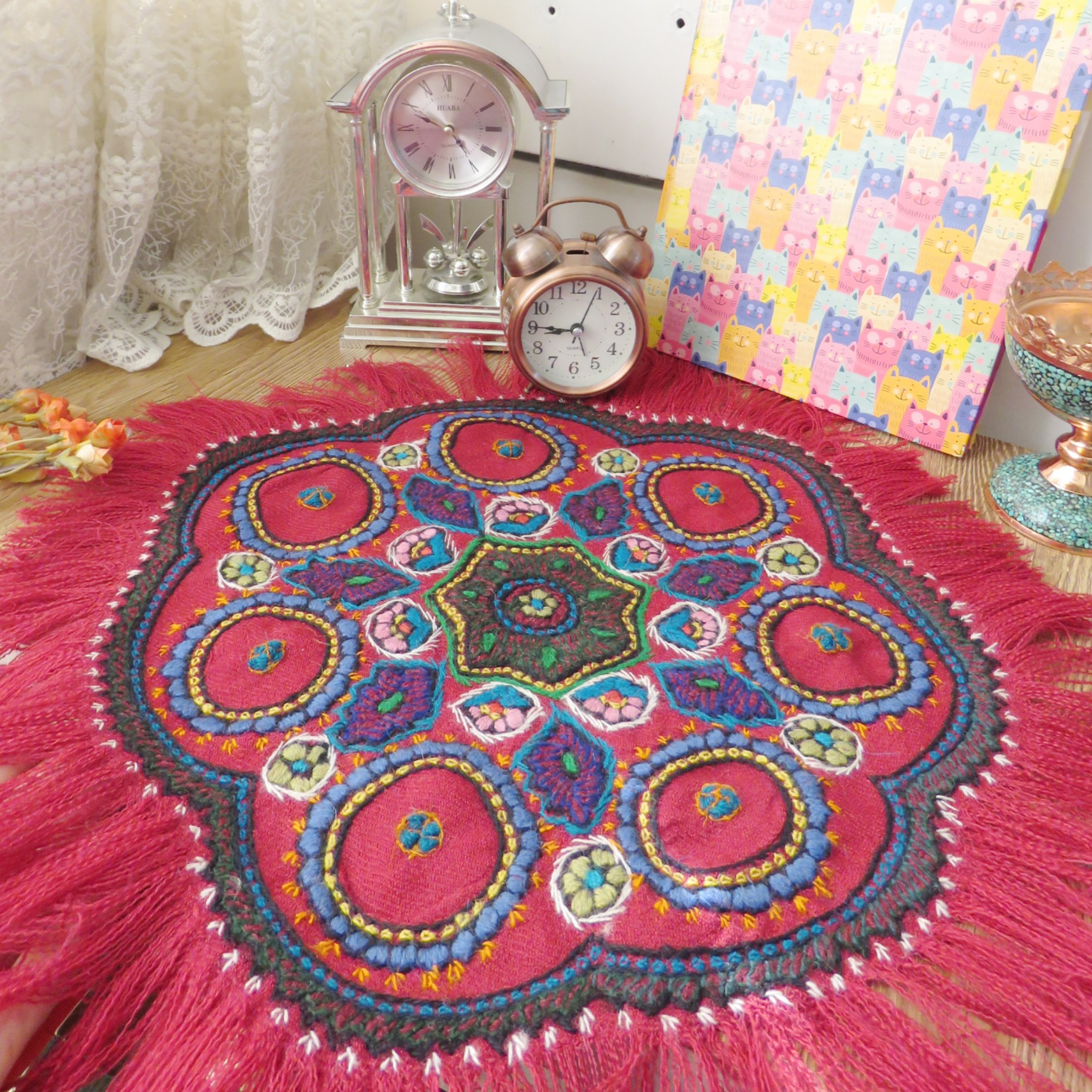 رومیزی پته قرمز۲