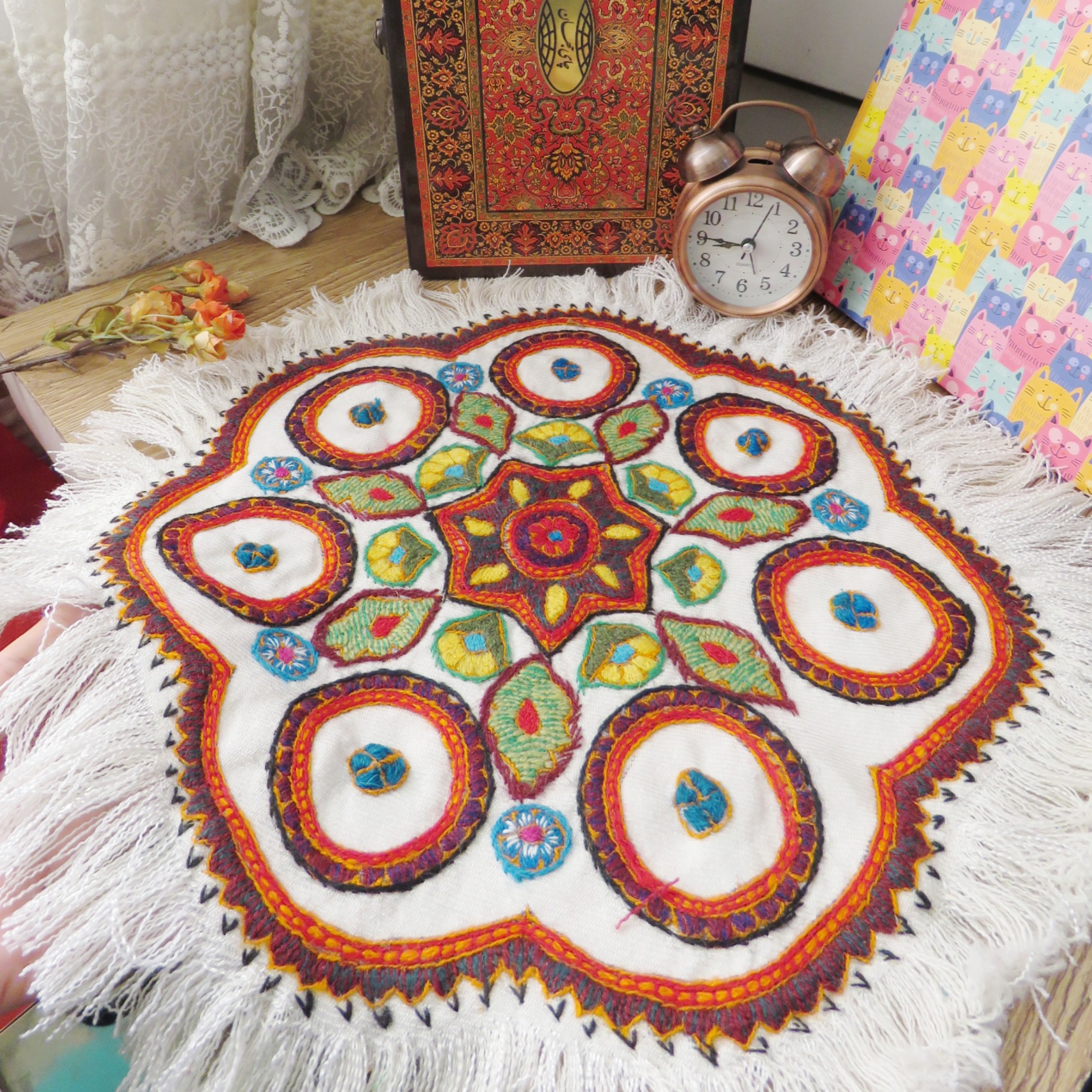 رومیزی پته فانتزی