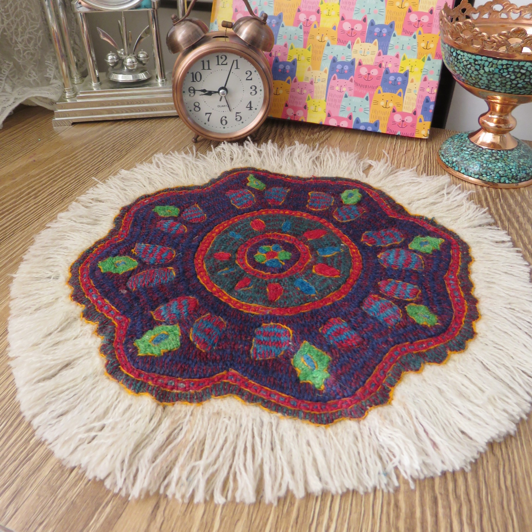 رومیزی پته دوزی کوچک